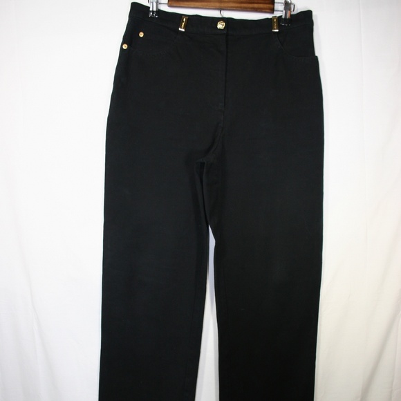 St John Sport by Marie Gray Dark Wash Jeans Sz 10 - Picture 7 of 8